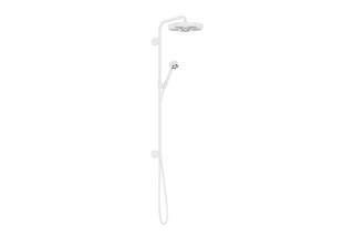 AXOR One Showerpipe 280 1jet for concealed installation | matt white  by  AXOR