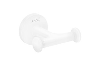 AXOR Universal Circular Towel hook double | matt white  by  AXOR