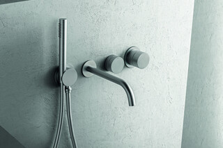 AC/EX ECLIPSE Aboutwater Boffi /  Built-in bathtub mixer - Brushed Stainless Steel  by  Fantini