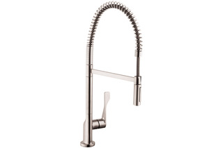 AXOR Citterio Single lever kitchen mixer 230 Semi-Pro Stainless Steel Finish  by  AXOR