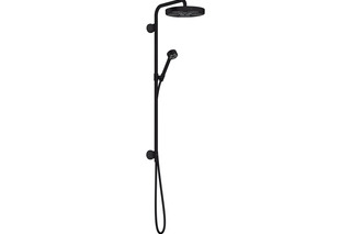 AXOR One Showerpipe 280 1jet for concealed installation Matt Black  by  AXOR