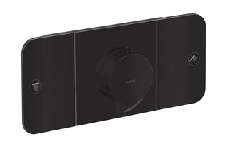 AXOR One Thermostatic module for concealed installation for 2 functions Matt Black  by  AXOR