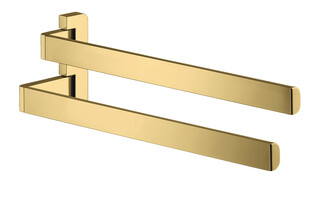 AXOR Universal Accessories Towel holder twin-handle Polished Gold Optic  by  AXOR