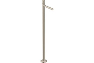 AXOR Uno Single lever basin mixer floor-standing with zero handle without waste set brushed nickel  by  AXOR