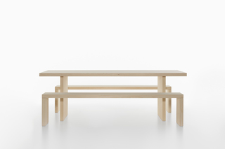 Bench table  by  Plank
