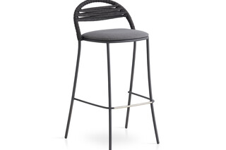 Petale Barhocker mit Seil, horizontalem Muster C099 TC  von  Expormim
