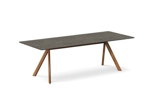 Atrivm Outdoor Rechteckiger Tisch, Fussgestell in Holz C225 W  von  Expormim