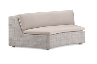 LOU curved module  by  DEDON