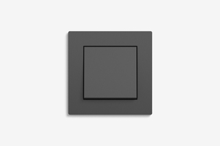 E2 anthracite flat installation  by  Gira