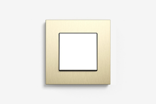 Esprit metal aluminium light gold  by  Gira