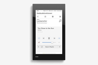 G1 black glass  by  Gira