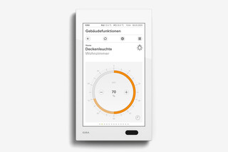 G1 white glass  by  Gira