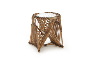 Rattan Wave Coffee Table  von  Nodo italia
