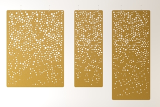 Hanging Division Bubbles  by  Impact Acoustic
