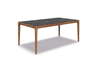 Lima 179 cm Dinner Tabel Ceramic Nero  by  Gloster Furniture