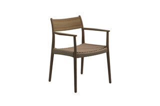 Lima dining chair with arms  by  Gloster Furniture