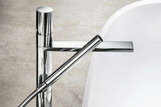 Milano Floor-mount bathtub mixer  by  Fantini