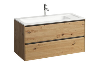 Meda Vanity unit 1000, 2 drawers, matches Marbond washbasin 814118  by  Laufen