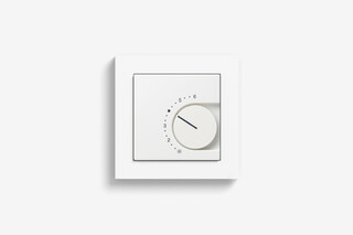 Room temperature controller pure white matt (including E2)  by  Gira