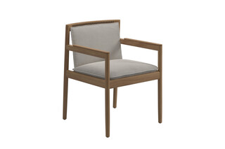 Saranac Dining Chair with Arms  by  Gloster Furniture