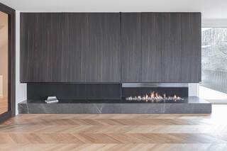 Open gas fire  by  Schinharl