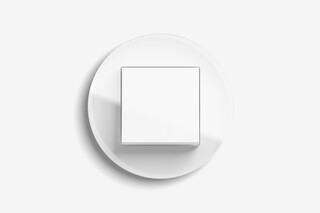 Studio glass white  by  Gira