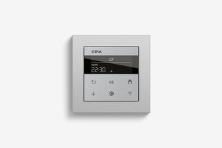 System 3000 Display blind timer, Colour Aluminium (including E2)  by  Gira
