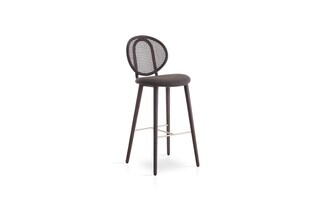 Bar stool with solid wood legs T009 W  by  Expormim