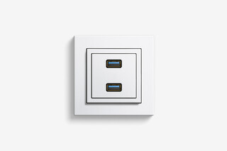 Insert USB 3.0 type 2-gang (including E2)  by  Gira
