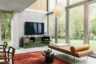 USM Haller TV Furniture | Olive Green  by  USM