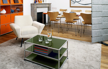 USM Haller Sidetable | Olive Green