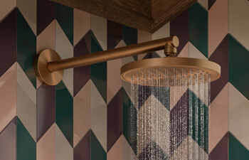 AXOR ShowerSolutions Kopfbrause 220 | Brushed Red Gold