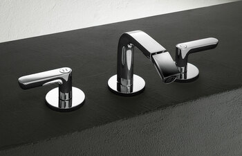 Icona Deco 3-hole bidet mixer
