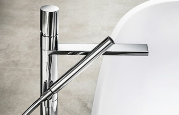 Milano Floor-mount bathtub mixer
