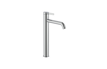 Ona Basin mixer high neck smooth body with click clack waste, Cold Start