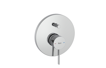 Ona Built-in bath-shower mixer with automatic diverter (2 ways). To be completed with RocaBox A525869403