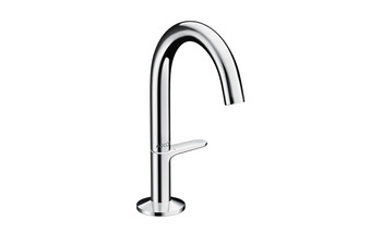 AXOR One Basin mixer Select 140 with push-open waste set Chrome