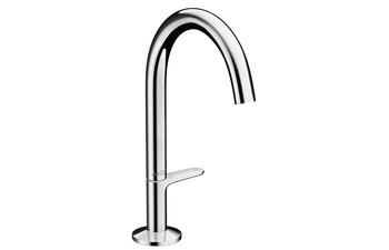 AXOR One Basin mixer Select 170 with push-open waste set Chrome