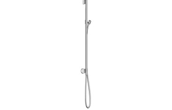 AXOR One Wall bar with wall connection and shower hose Chrome