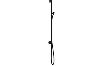 AXOR One Wall bar with wall connection and shower hose Matt Black
