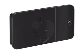 AXOR One Thermostatic module for concealed installation for 1 function Matt Black