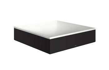 AXOR Suite Wash bowl 400/400 without tap hole and overflow Matt Black
