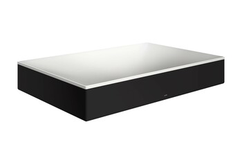 AXOR Suite Wash bowl 600/400 without tap hole and overflow Matt Black