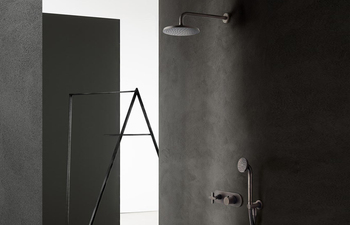 Icona Classic 3/4 built-in thermostatic shower mixer - Shower arm - Showerhead