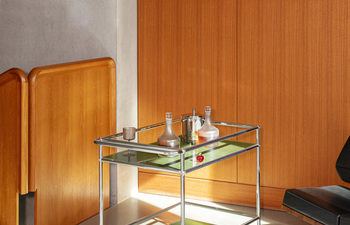 USM Servierwagen | Olivgrün