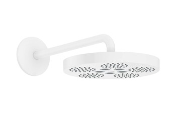 AXOR One Overhead shower 280 1jet with shower arm | matt white