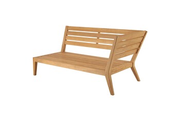 Valencia lounge chaise longue with armrest left
