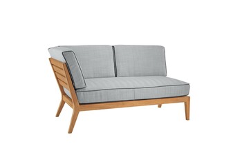 Valencia lounge chaise longue with armrest right