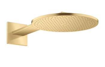 AXOR ShowerSolutions Overhead shower 300 2jet with shower arm Brushed Gold Optic