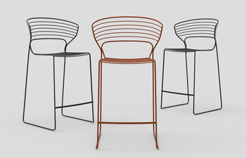 Koki Wire Barstuhl
